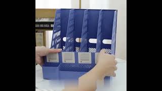 Plastic File Rack With Pen Holder Assemble