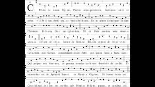 Credo II Gregorian Chant