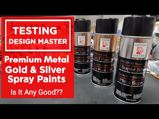 24k Gold Metallic Design Master Floral Spray Paint