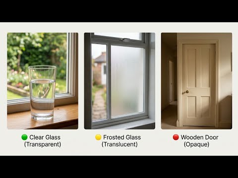 Transparent, Translucent and Opaque Objects | 30 Easy Examples|Science Lesson