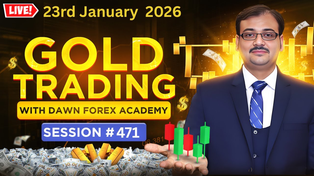 Gold (XAUUSD) live trading 23rd January 2026 | 