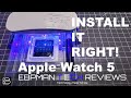 Install it Right! Apple Watch 5 Dome Glass Screen Protector Installation & Review