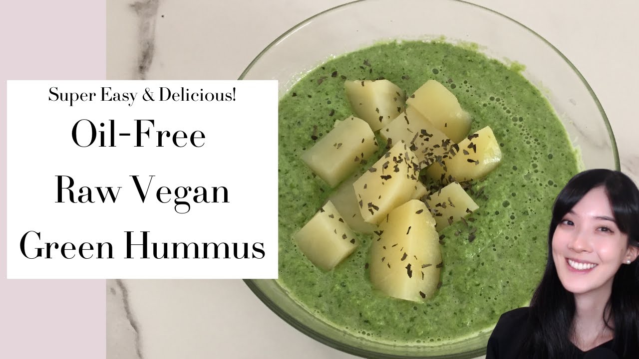 Most Fulfilling Beautiful DELICIOUS Raw Vegan Green Hummus Recipe You Will LOVE❤️