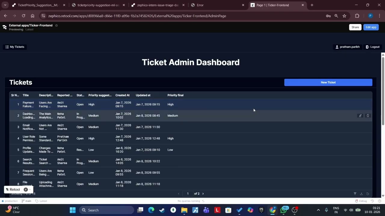 AI-Powered Ticket Management System Built with Retool | Full Walkthrough by 