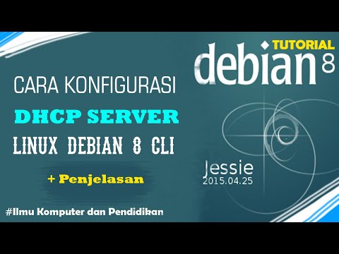 Konfigurasi DHCP Server Linux Debian 8 CLI