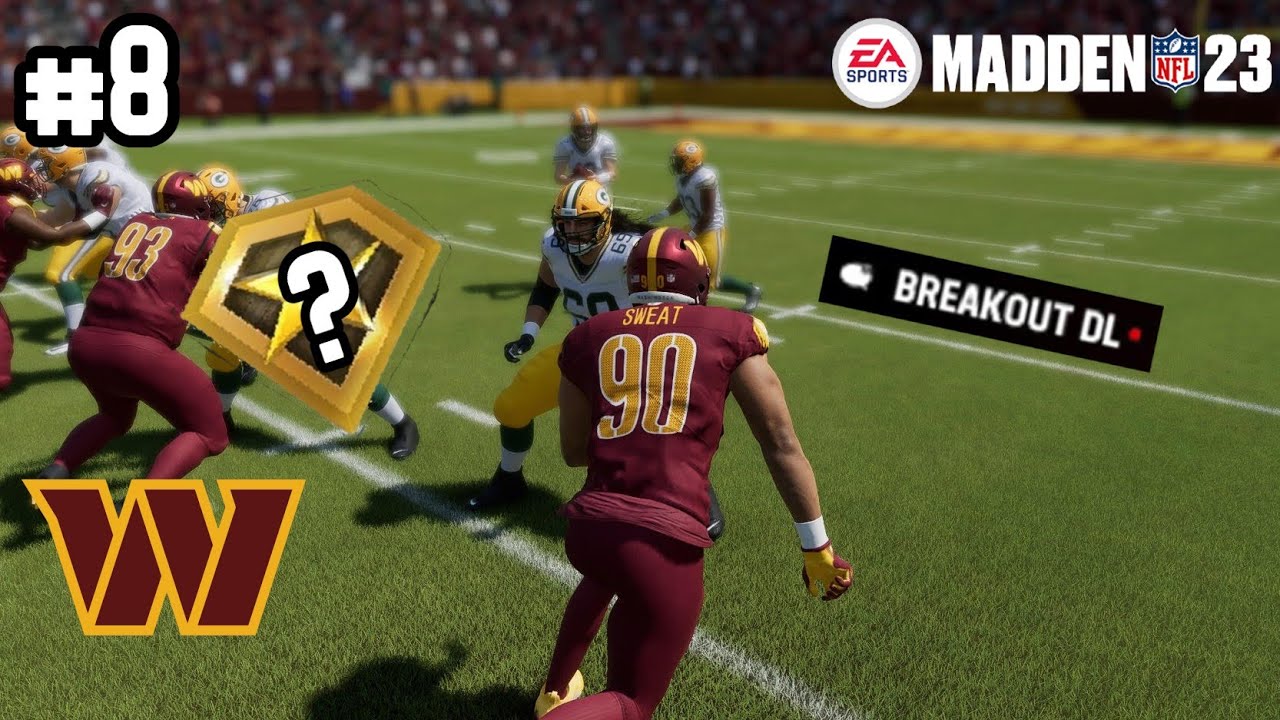 Another BREAKOUT game, this time for my STAR defensive end Madden 23