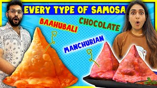 We Tried Every Type Of SAMOSA For 24 Hours Food Challenge 😍