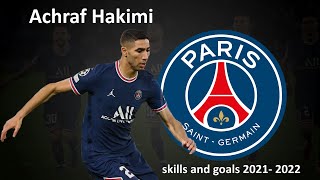 Ашраф Хакими Achraf Hakimi skills and goals 2021 - 2022