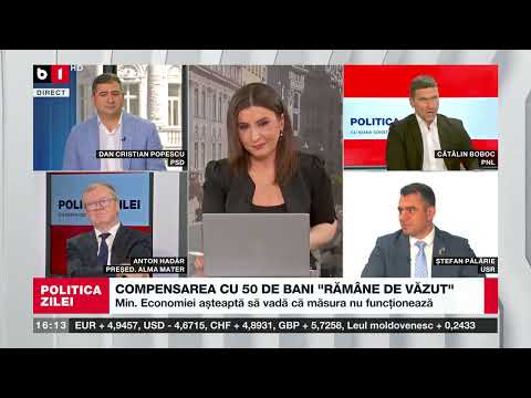 POLITICA ZILEI CU IOANA CONSTANTIN - MINISTRUL PNL CARE NU CREDE ÎN COMPENSARE P2/2