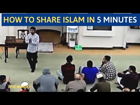 How to Explain Islam in 5 minutes? – Motivational Training by Dr. Sabeel Ahmed - Epic Masjid