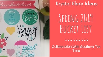 Spring Bucket List 2019