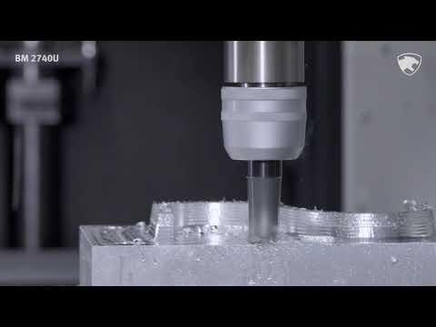 BM 2740Uㅣ S-curve cutting  l Universal head ㅣ5axis double column machining centerㅣDOOSAN CNC