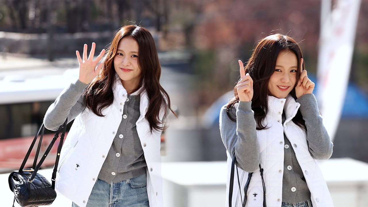 블랙핑크 지수(BLACKPINK: JISOO) 박명수의 라디오쇼 출근길 (Park Myung Soo's radio show) 직캠 | 250219