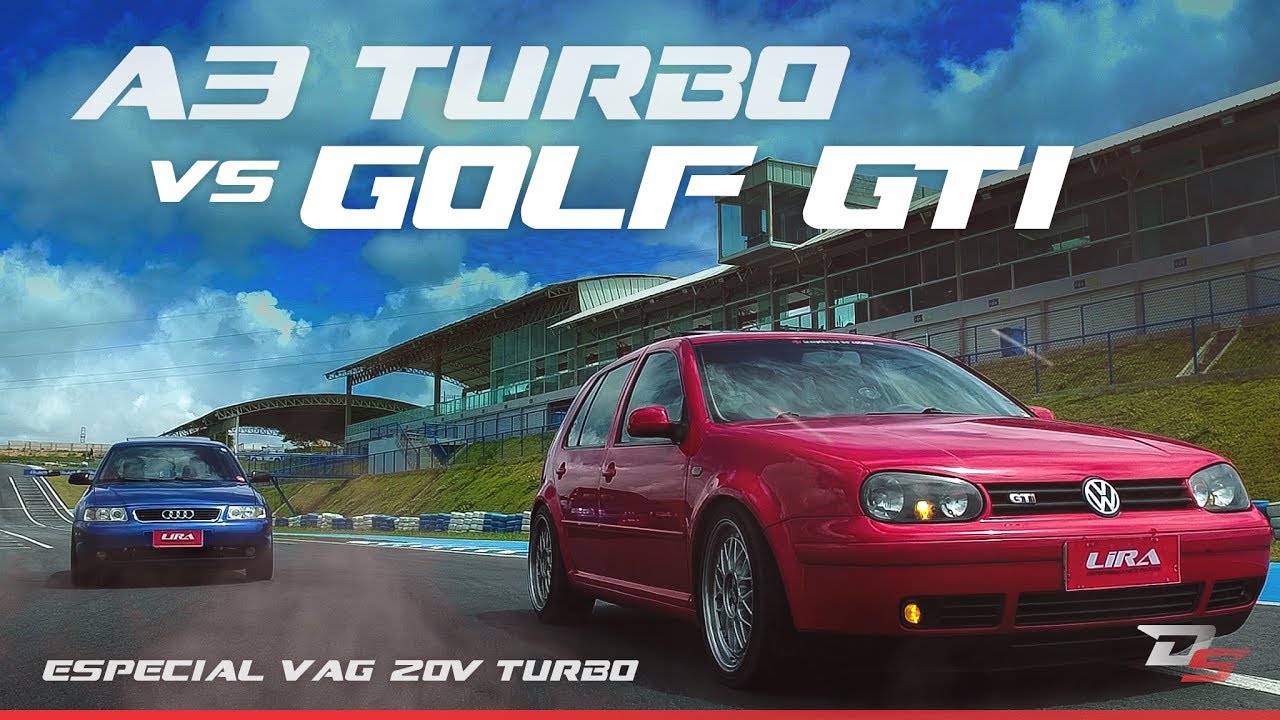 A3 TURBO VS GOLF GTI MK4 TURBINAS K03 K04 K24 ESPECIAL VAG 20V TURBO DRIVING DREAMS EA113 #2-1