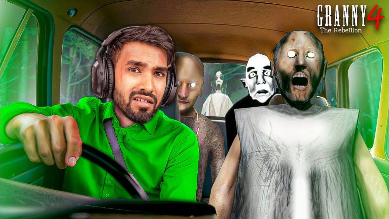 CAN I ESCAPE FROM GRANNY AND GRANDPA'S HOUSE | TECHNO GAMERZ HORROR GAME | TECHNO GAMERZ
