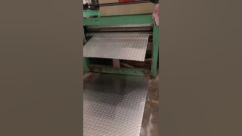 Embossing process of stainless steel plate in China factory