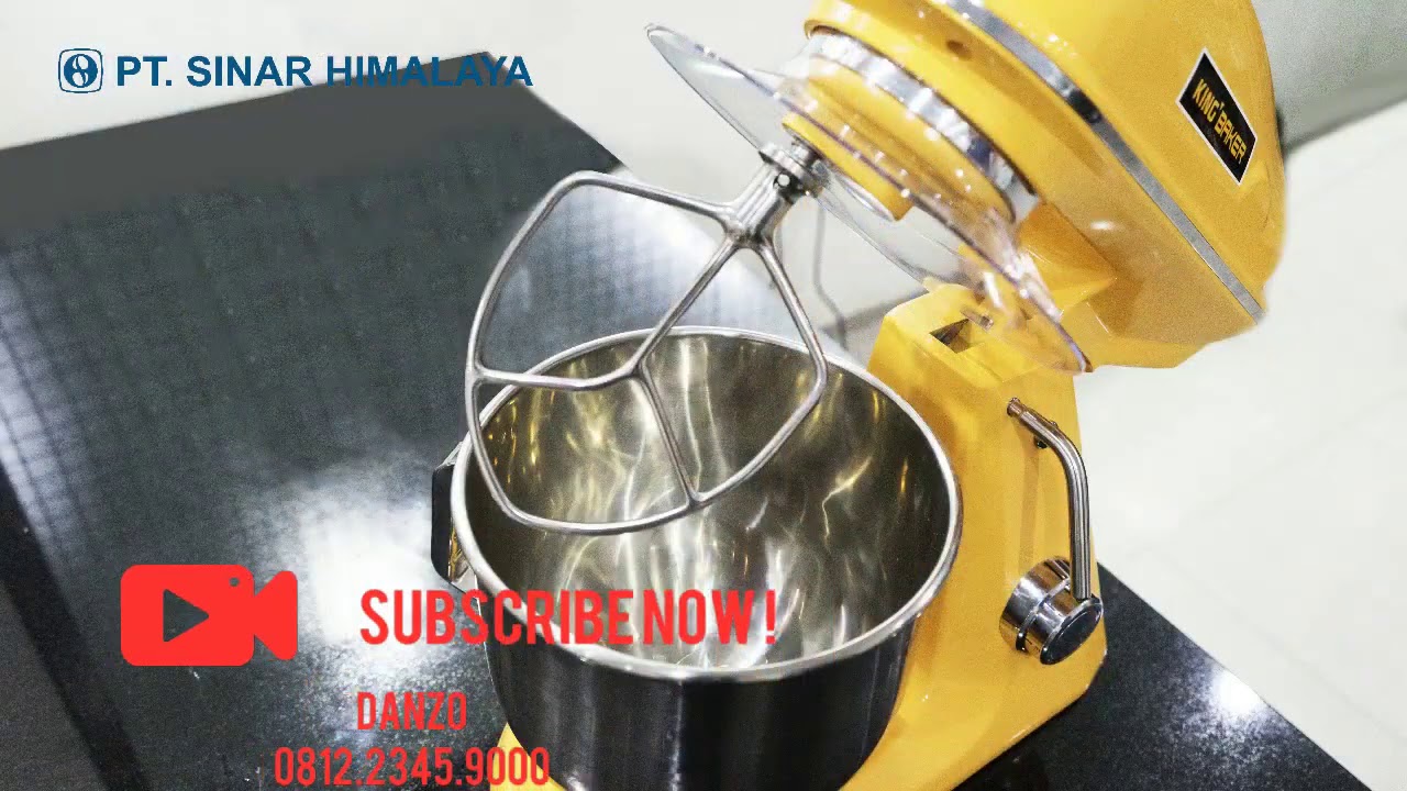 PORTABLE MIXER KING BAKER KB7B * MIXER 7 LITER YouTube