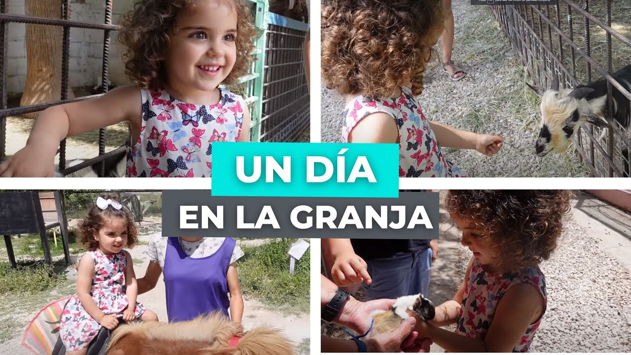 Visitamos la granja de Maria y Marta disfruta con los animales