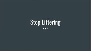Environmental PSA - Littering
