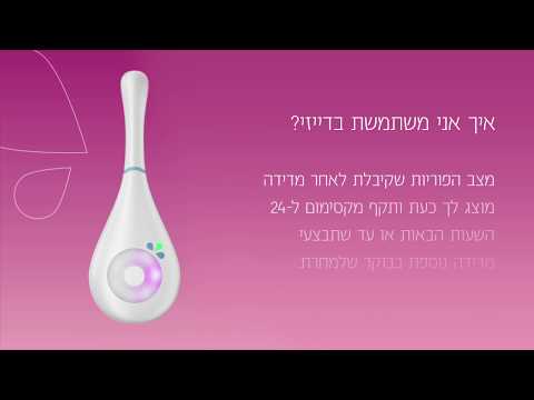 דייזי 2.0 : איך להשתמש בדייזי - מחשבון הלומד את המחזור החודשי שלך