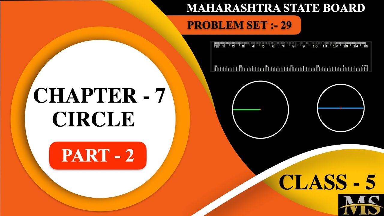 Circles | Class 5 Maths Chapter 7 Problem Set 29 (Part 2) - YouTube