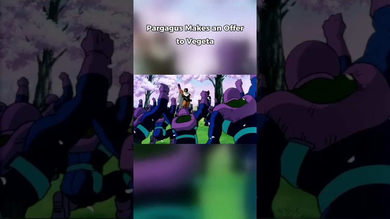 Paragus Offers Vegeta a New planet