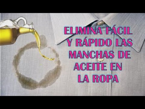 Video: 5 formas de quitar manchas en la ropa blanca