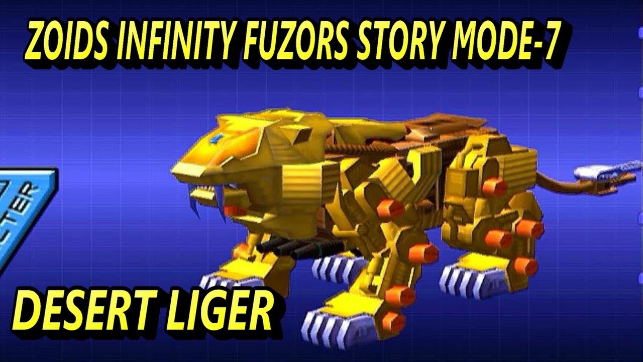 ZOIDS INFINITY FUZORS Story mode-7 DESERT LIGER - YouTube
