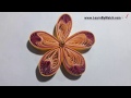 Make flower with new pattern using quilling Paper (DIY)| Learn By Watch craft