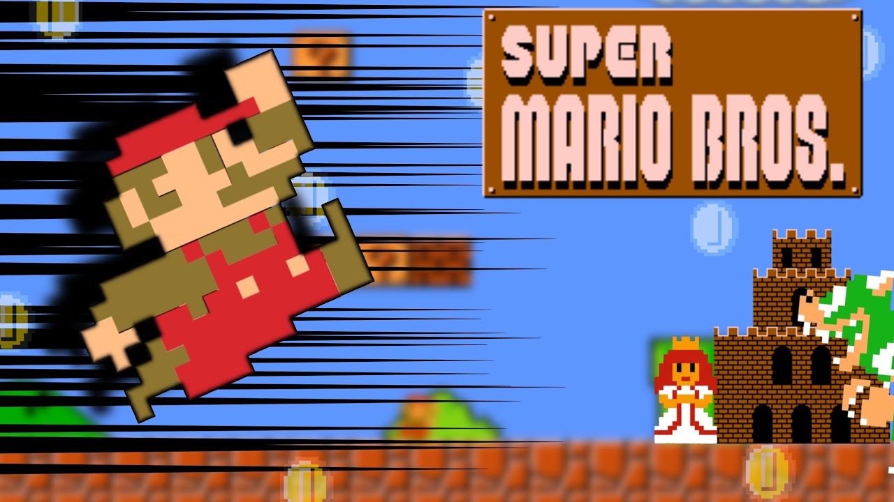 Super Mario Bros (1985)  - Ao resgate de Peach (Jogo completo Até zerar)