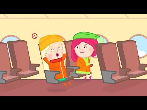Развивающие мультики - Смарта и Чудо-сумка - В самолете ✈️ Видео для детей