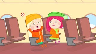 Развивающие мультики - Смарта и Чудо-сумка - В самолете ✈️ Видео для детей Развивающие мультики - Смарта и Чудо-сумка - В самолете ✈️ Видео для детей