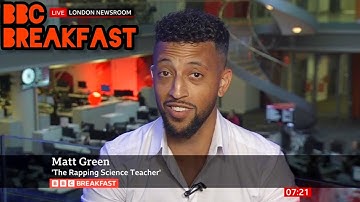 Rapping Science Teacher on BBC Breakfast