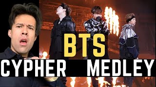 BTS BEST LIVE PERFORMANCE?! (CYPHER MEDLEY RAP LINE)