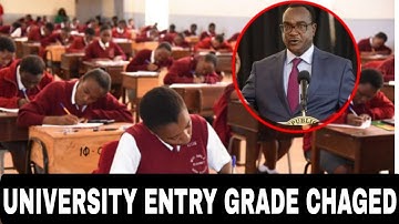 Sad!KNEC ANNOUNCES CHANGES IN UNIVERSITY ENTRY GRADE FOR 2025 KCSE RESULTS TODAY~CS OGAMBA SAYS