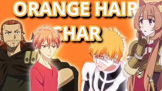 Orange hair anime CHAR