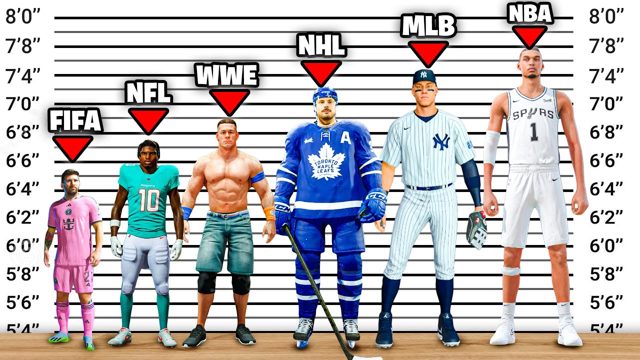I Scored With The TALLEST Player In EVERY Sport!
