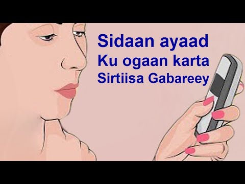 Ninka sirtiisa Dhan wa u kuu sheegin intan Hadaad ku samayso 100%