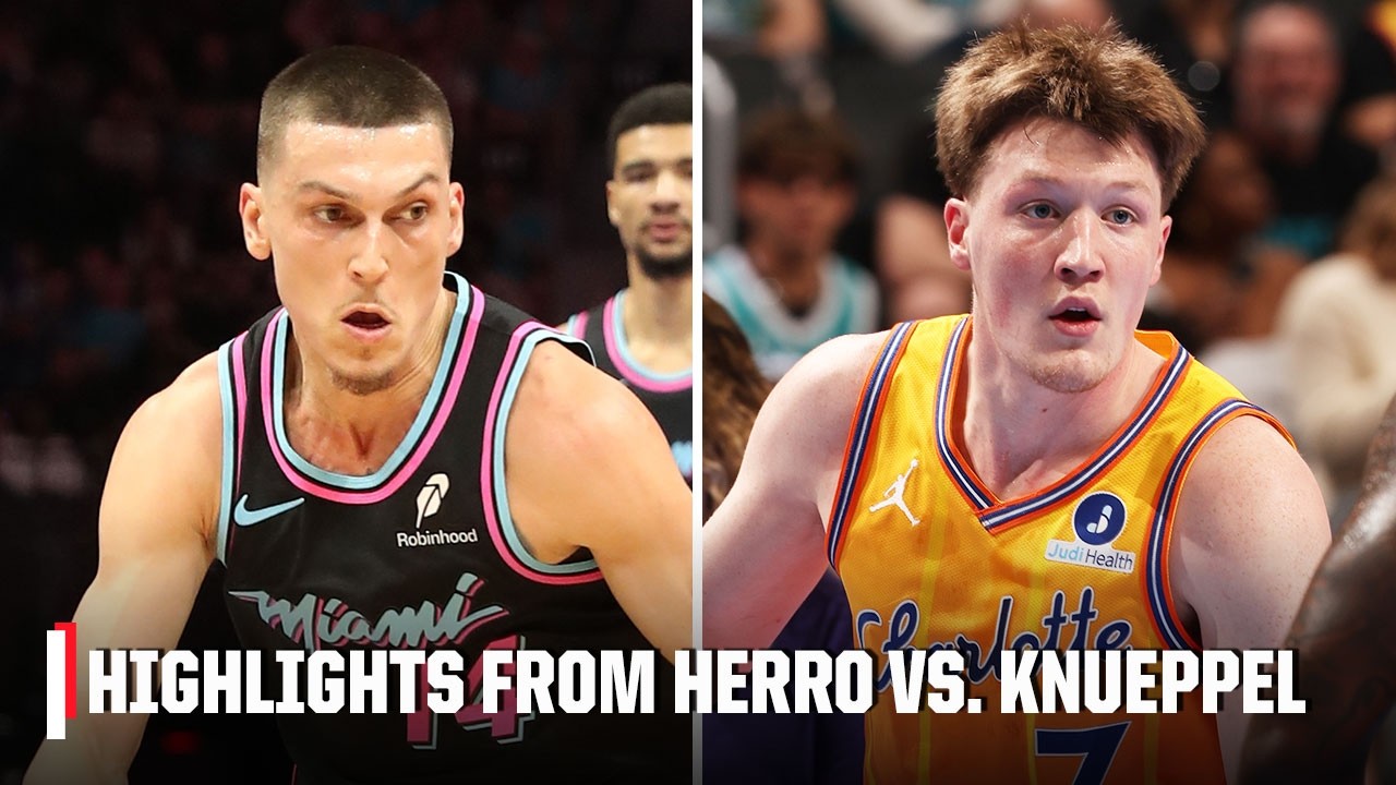 TYLER HERRO & KON KNUEPPEL PUT ON A SHOW IN CHARLOTTE 🤩 | NBA on ESPN