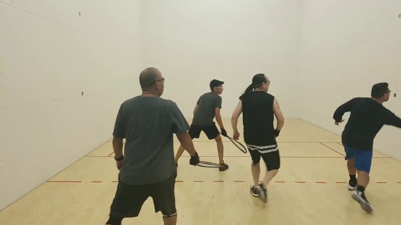 Scott Ends Racquetball Rally With A Great Shot YouTube