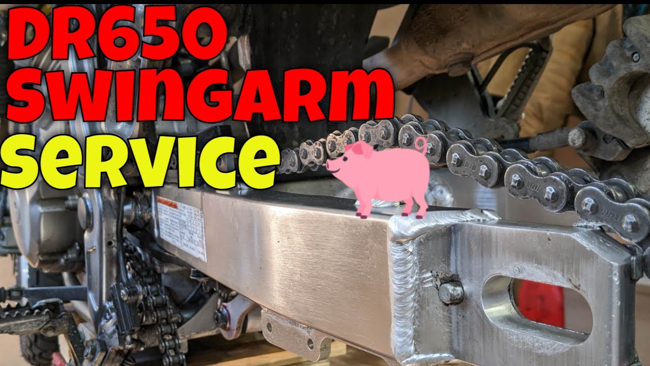 Motorcycle rear suspension greasing (DR650) Pt2. YouTube