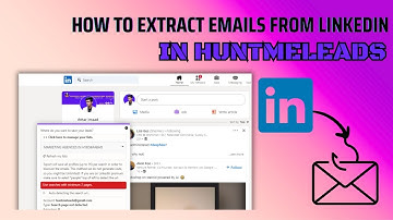HOW TO EXTRACT EMAIL FROM LINKEDIN IN 2024 |  HUNTMELEADS TOOL #linkedinextractor