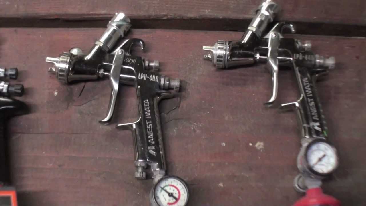 Spray Gun Review 2 HVLP Slo Mo YouTube