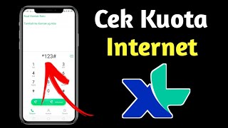 Cara cek kuota paket internet (XL)