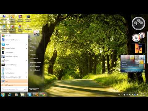 How to open dos screen in your win 7