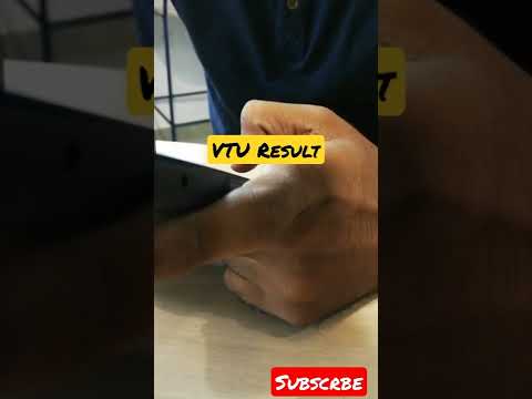 VTU Result #shorts #short #resultreaction