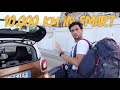 ROAD TRIP ITALIA CON UNA SMART - Cosa mi porto nello zaino   attrezzatura🎒