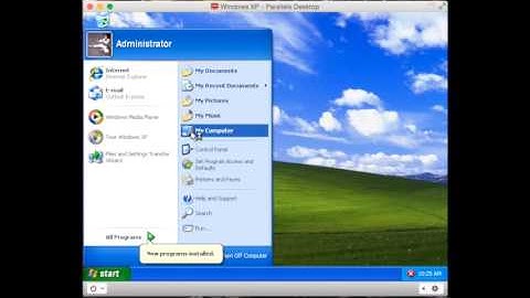 Parallels Tutorial: Windows XP Intallation