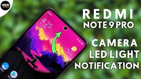 Camera Notch Battery Indicator with COOL Animation for Redmi Note 9 Pro