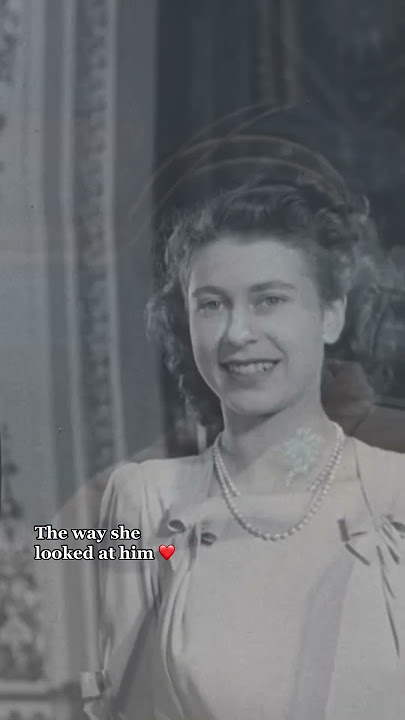 Queen Elizabeth and Prince Philip's love story in one look #royalfamily